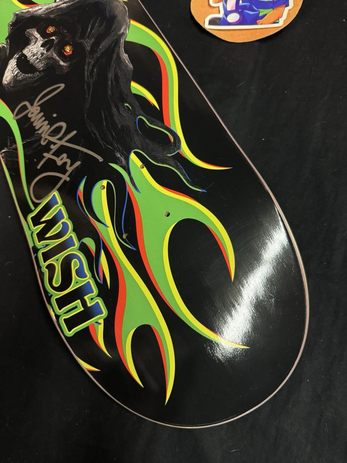 Signed Jamie Foy Highway Man Reaper Autographed Deathwish Skateboard Deck