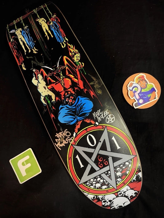 Signed Natas Kaupas Marc McKee 101 Cliche Autographed Skateboard Deck