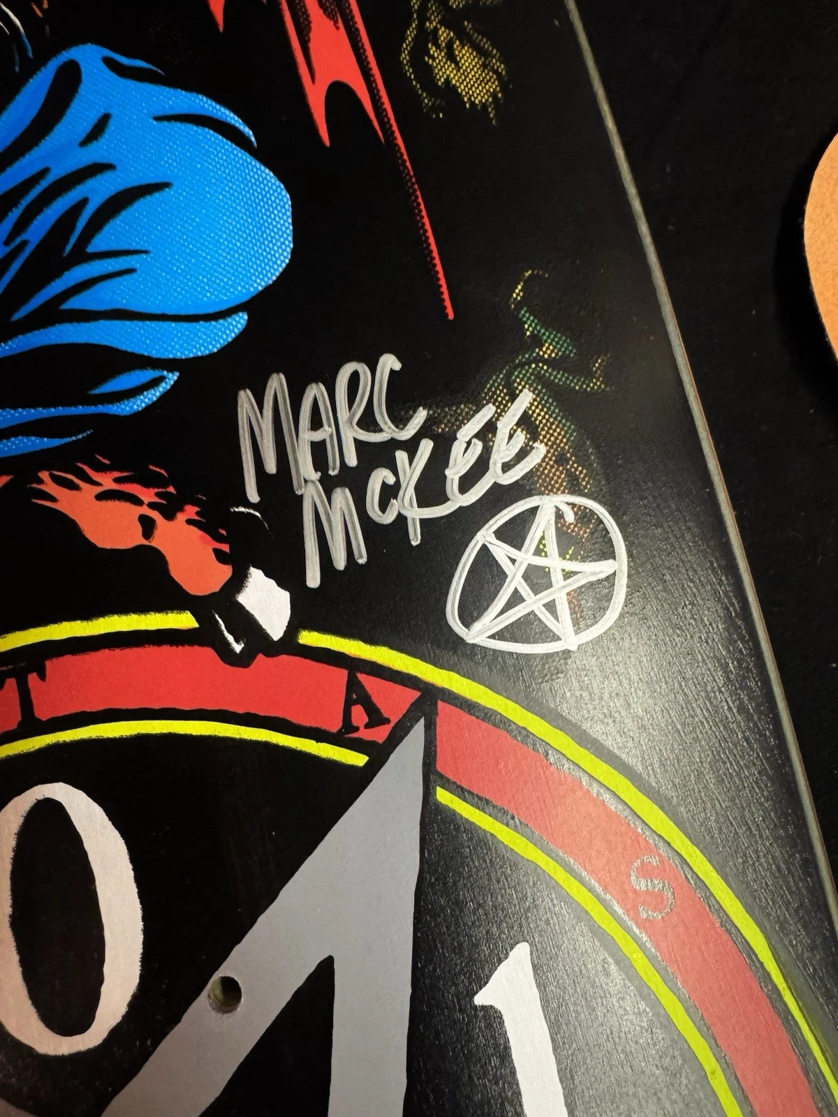 Signed Natas Kaupas Marc McKee 101 Cliche Autographed Skateboard Deck