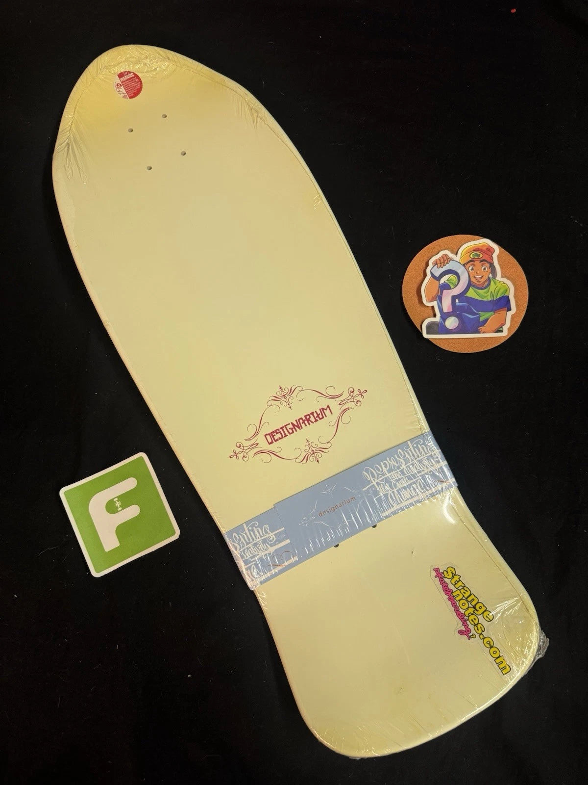 Signed Natas Kaupas Designarium White Panther Autographed Skateboard Deck