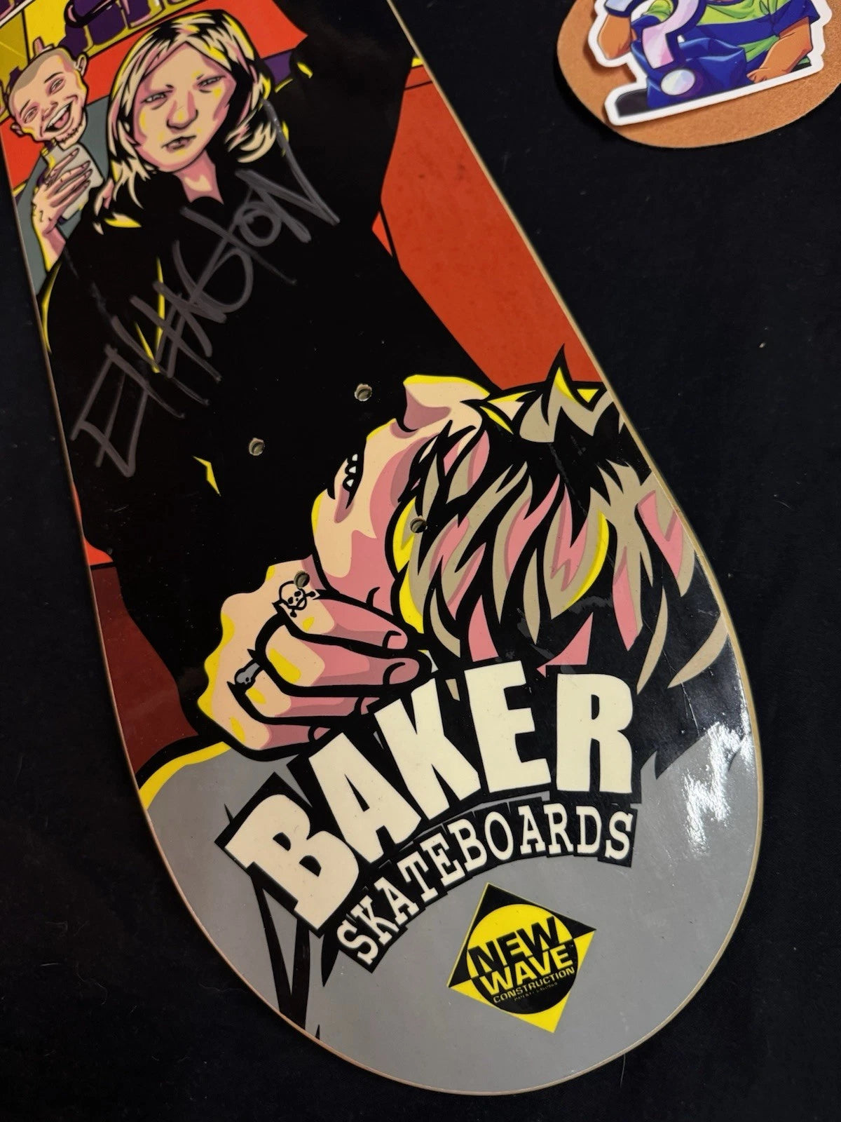 Signed Erik Ellington Bar Fight Strip Club Autographed Baker Skateboard Deck