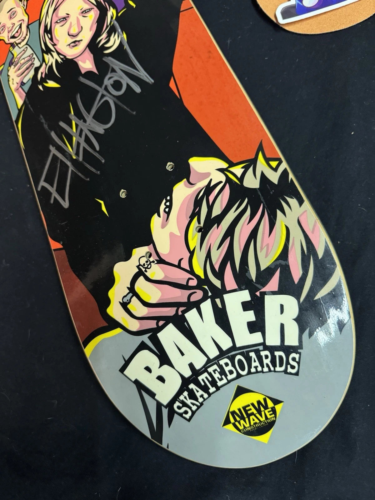 Signed Erik Ellington Bar Fight Strip Club Autographed Baker Skateboard Deck