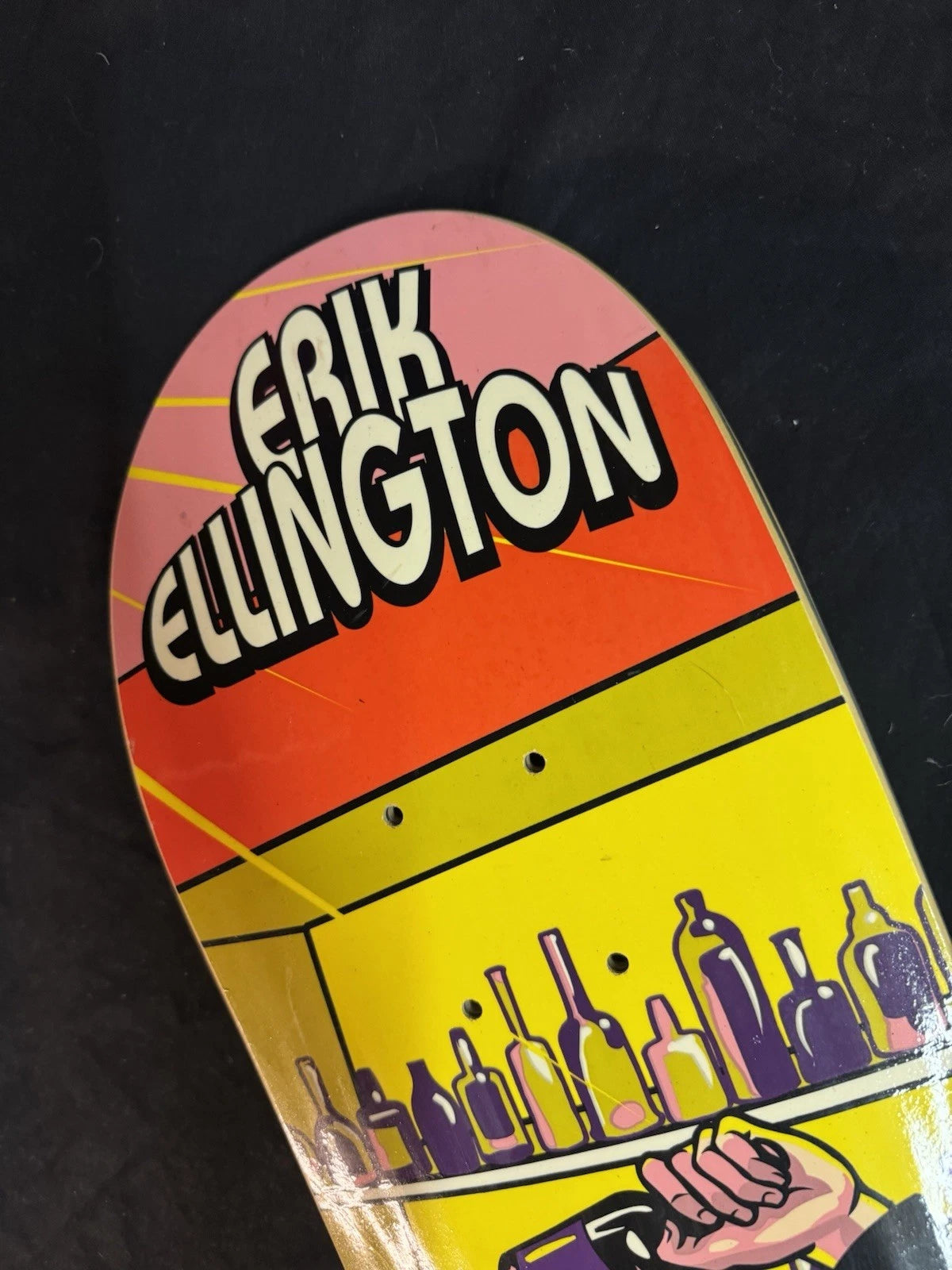 Signed Erik Ellington Bar Fight Strip Club Autographed Baker Skateboard Deck