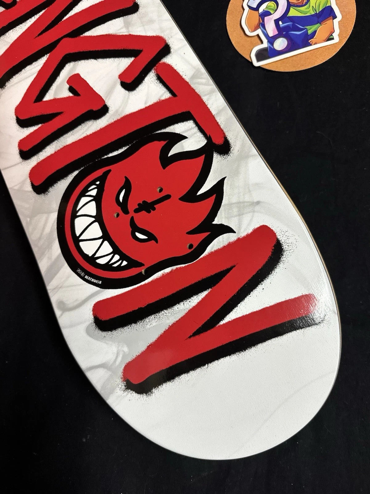 Signed Erik Ellington Spitfire Autographed Deathwish Skateboard Deck