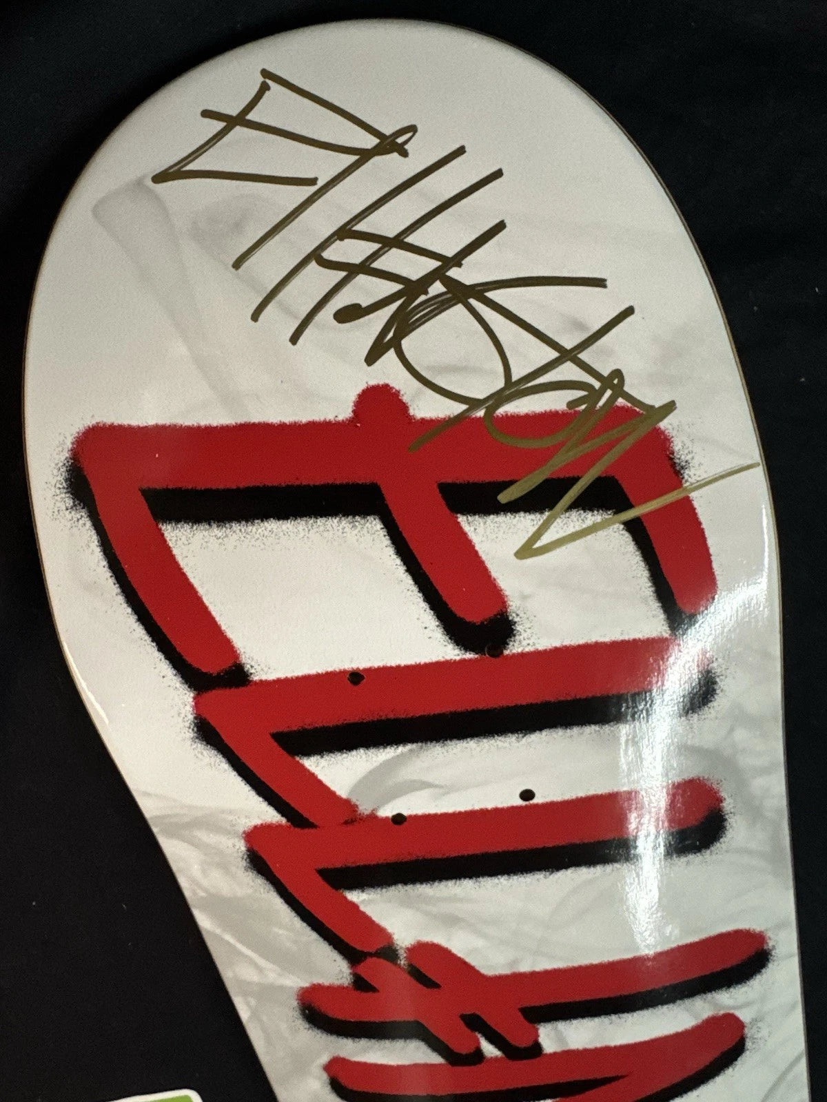 Signed Erik Ellington Spitfire Autographed Deathwish Skateboard Deck