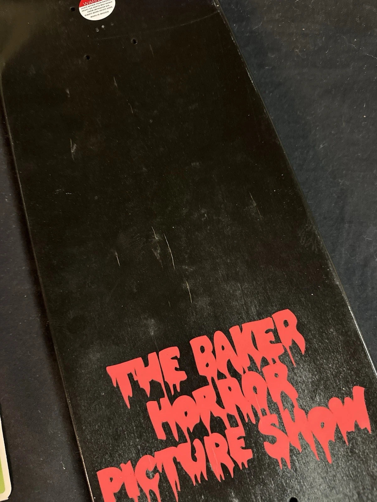 Signed Erik Ellington Horror Show Lips Autographed Baker Skateboard Deck