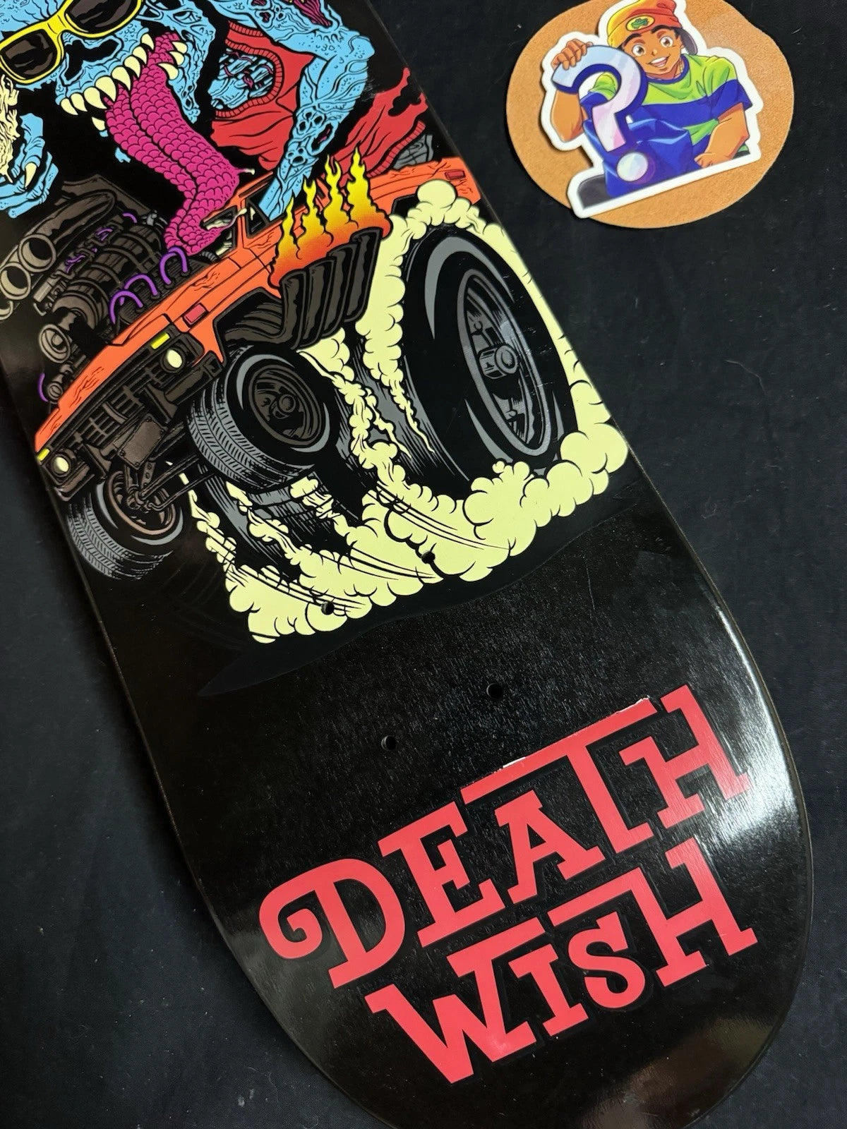 Signed Erik Ellington Deathwish Creeps Autographed Skateboard Deck