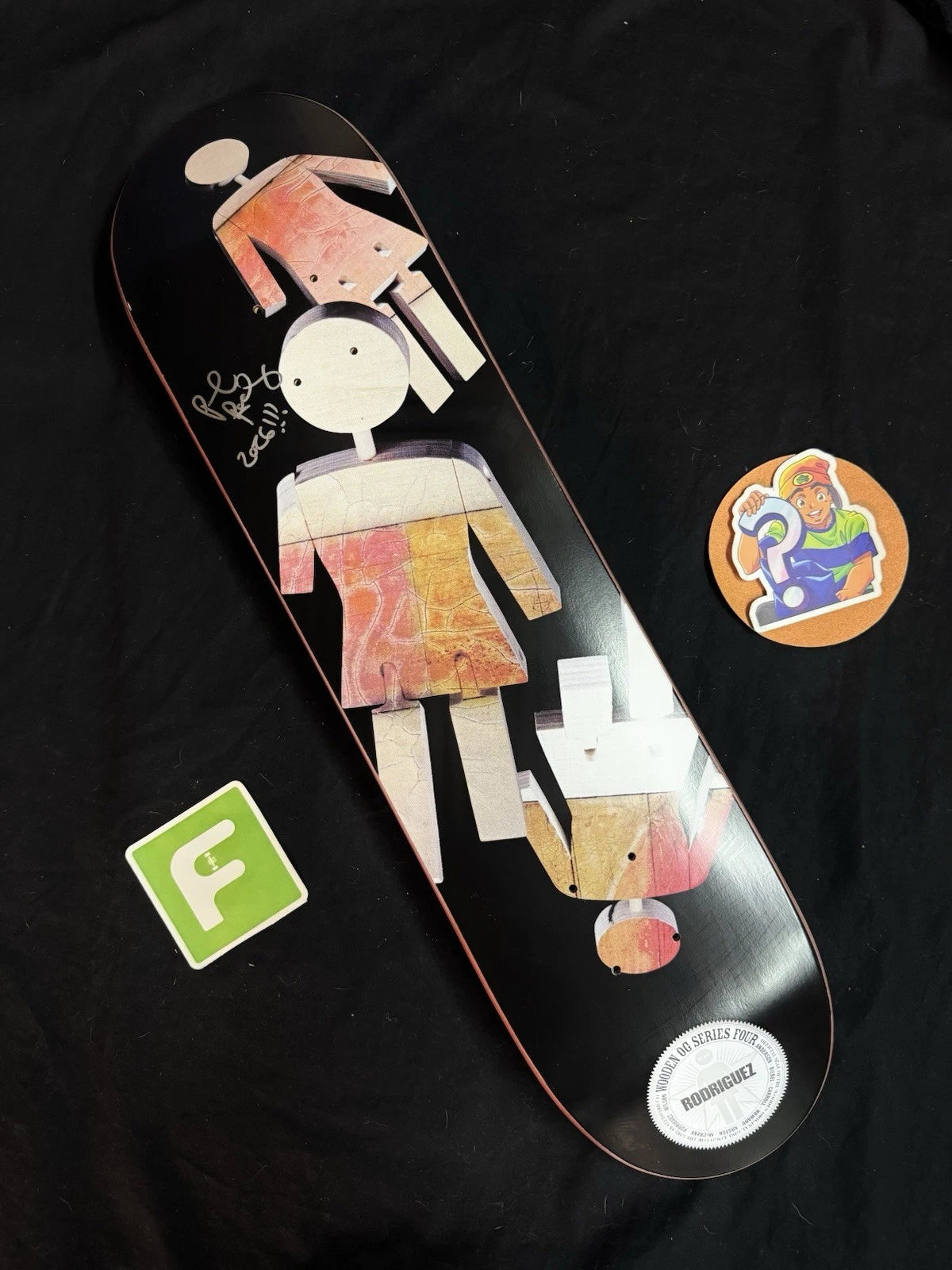 Signed Paul Rodriguez Girl OG Wooden Prod Autographed Skateboard Deck
