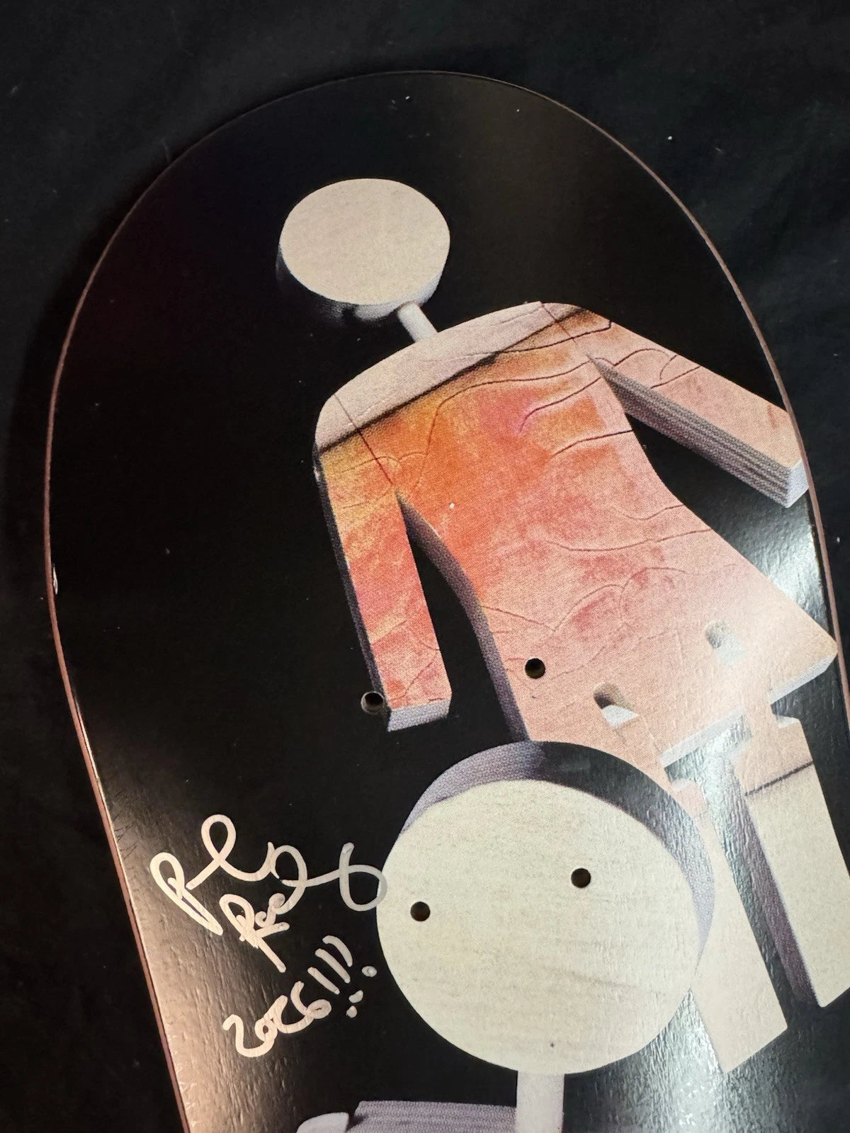 Signed Paul Rodriguez Girl OG Wooden Prod Autographed Skateboard Deck