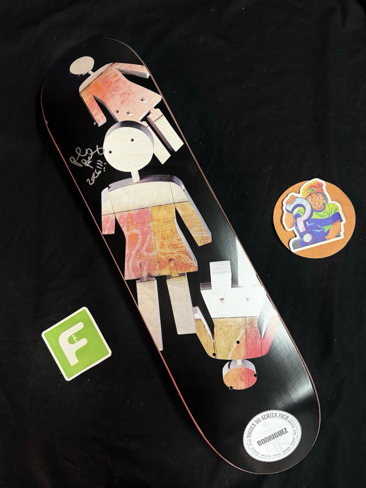 Signed Paul Rodriguez Girl OG Wooden Prod Autographed Skateboard Deck