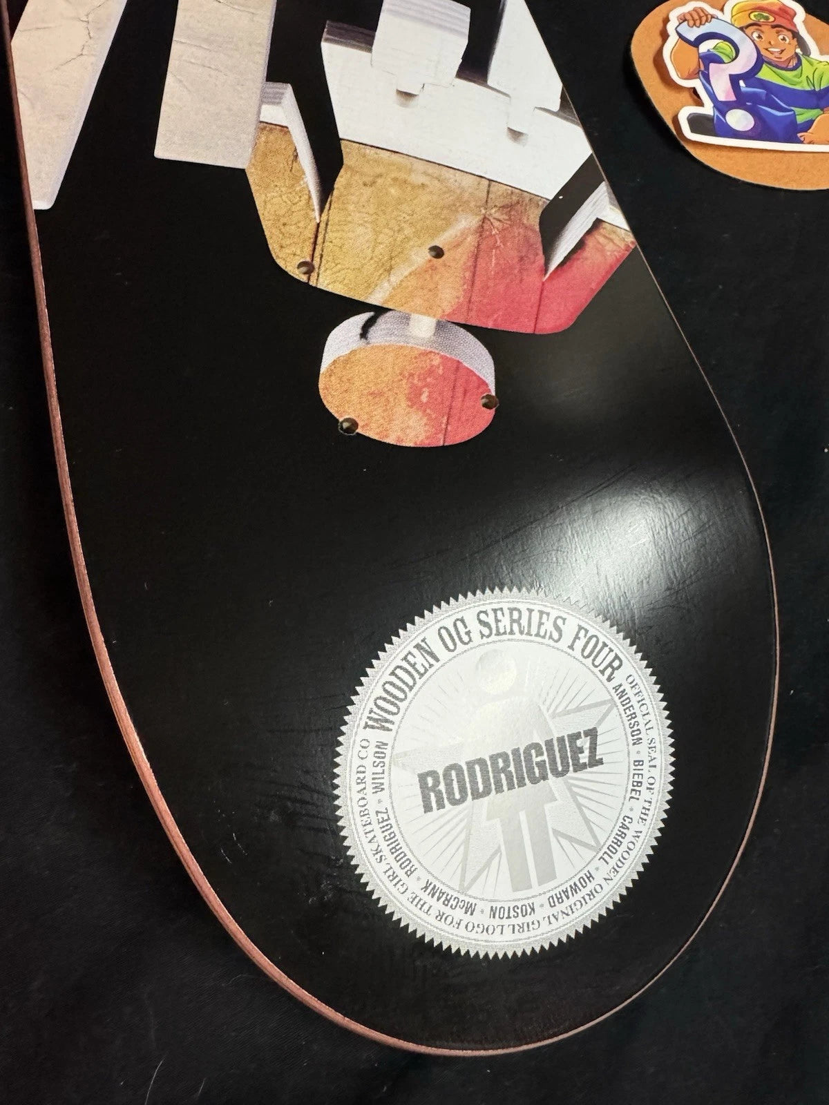 Signed Paul Rodriguez Girl OG Wooden Prod Autographed Skateboard Deck