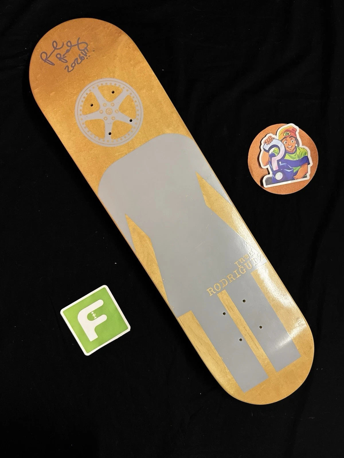 Signed Paul Rodriguez Girl Icon Series Prod Autographed Skateboard Deck