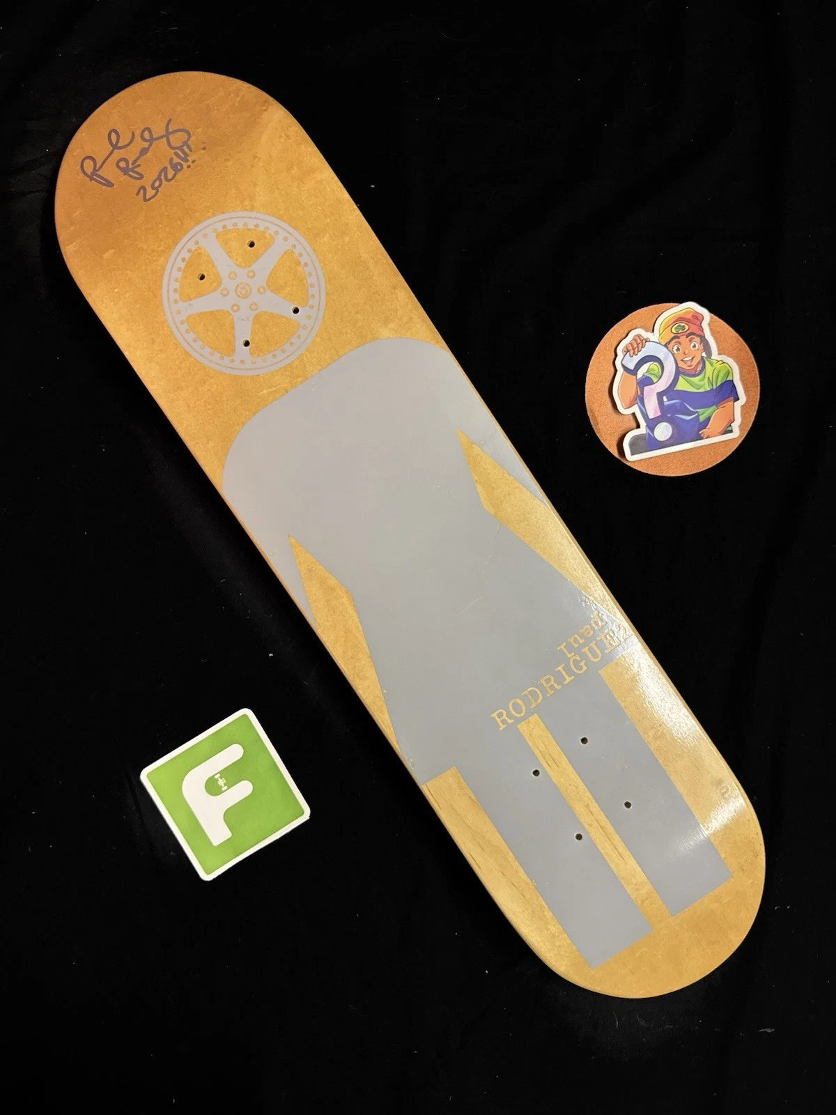 Signed Paul Rodriguez Girl Icon Series Prod Autographed Skateboard Deck