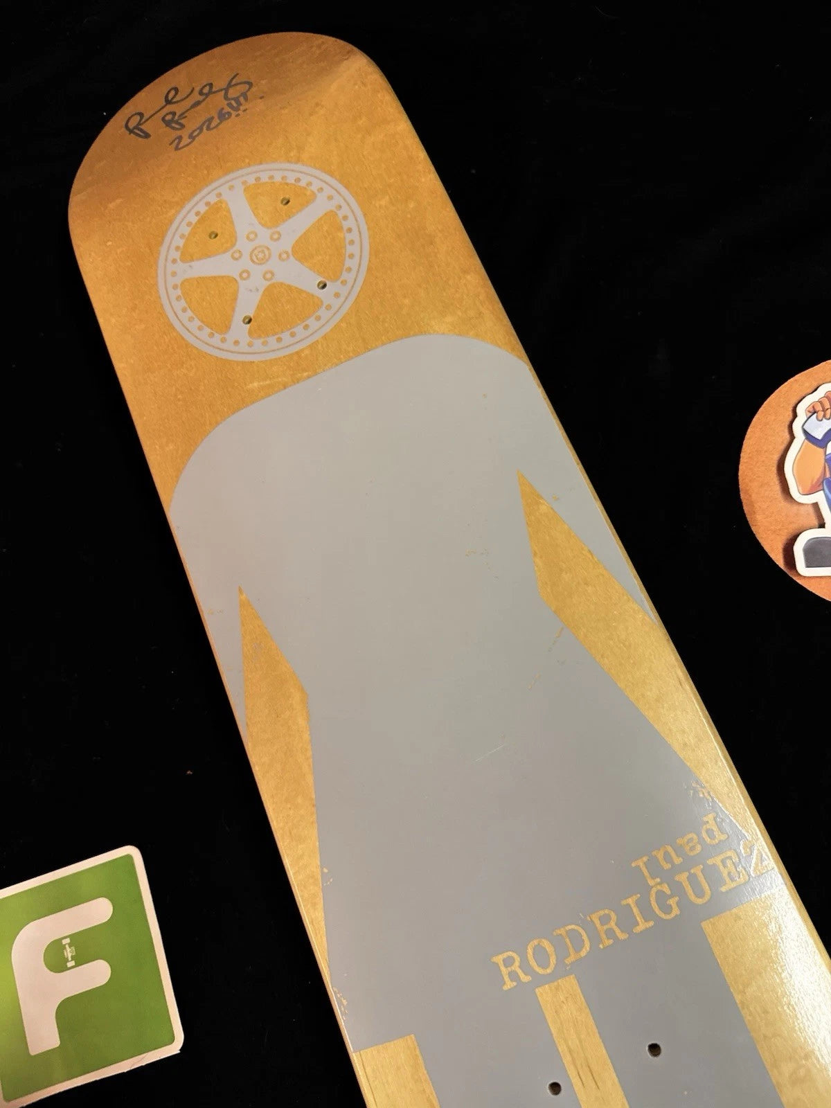 Signed Paul Rodriguez Girl Icon Series Prod Autographed Skateboard Deck