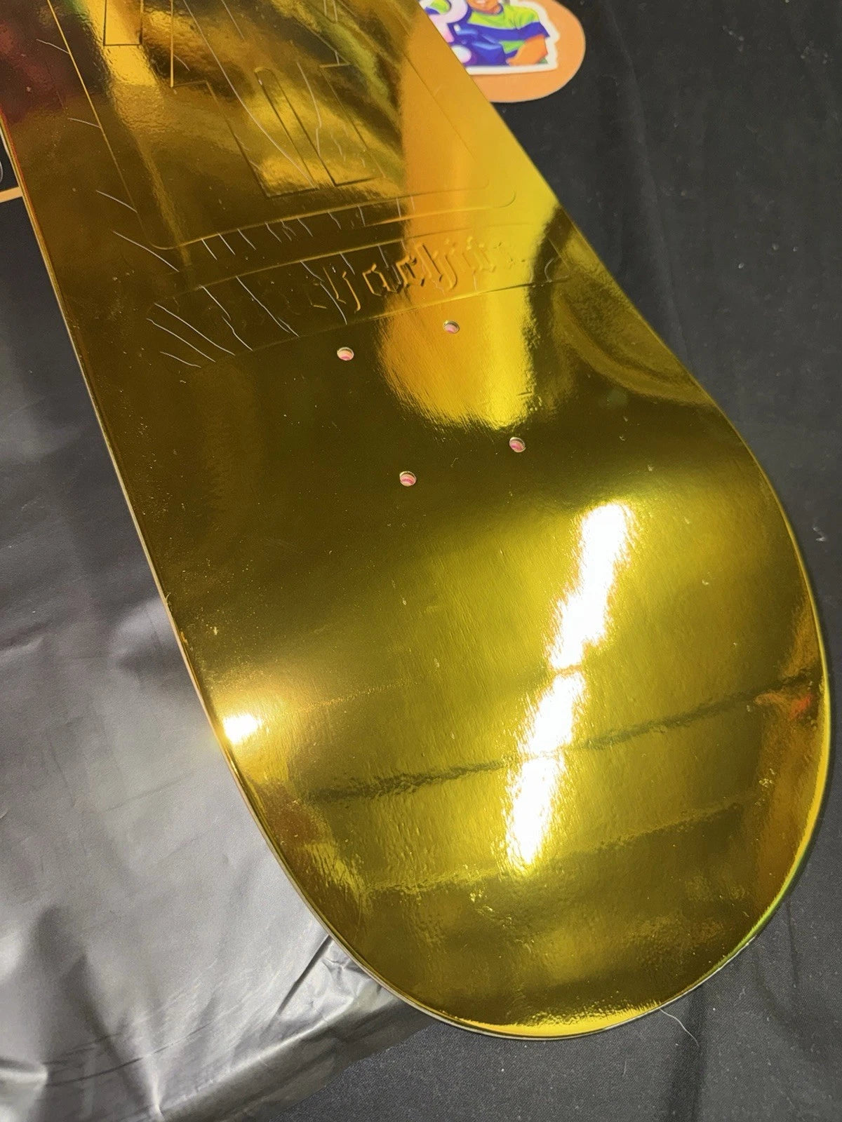Signed Paul Rodriguez Gold Foil Girl Blind Bag Prod Autographed Skateboard Deck