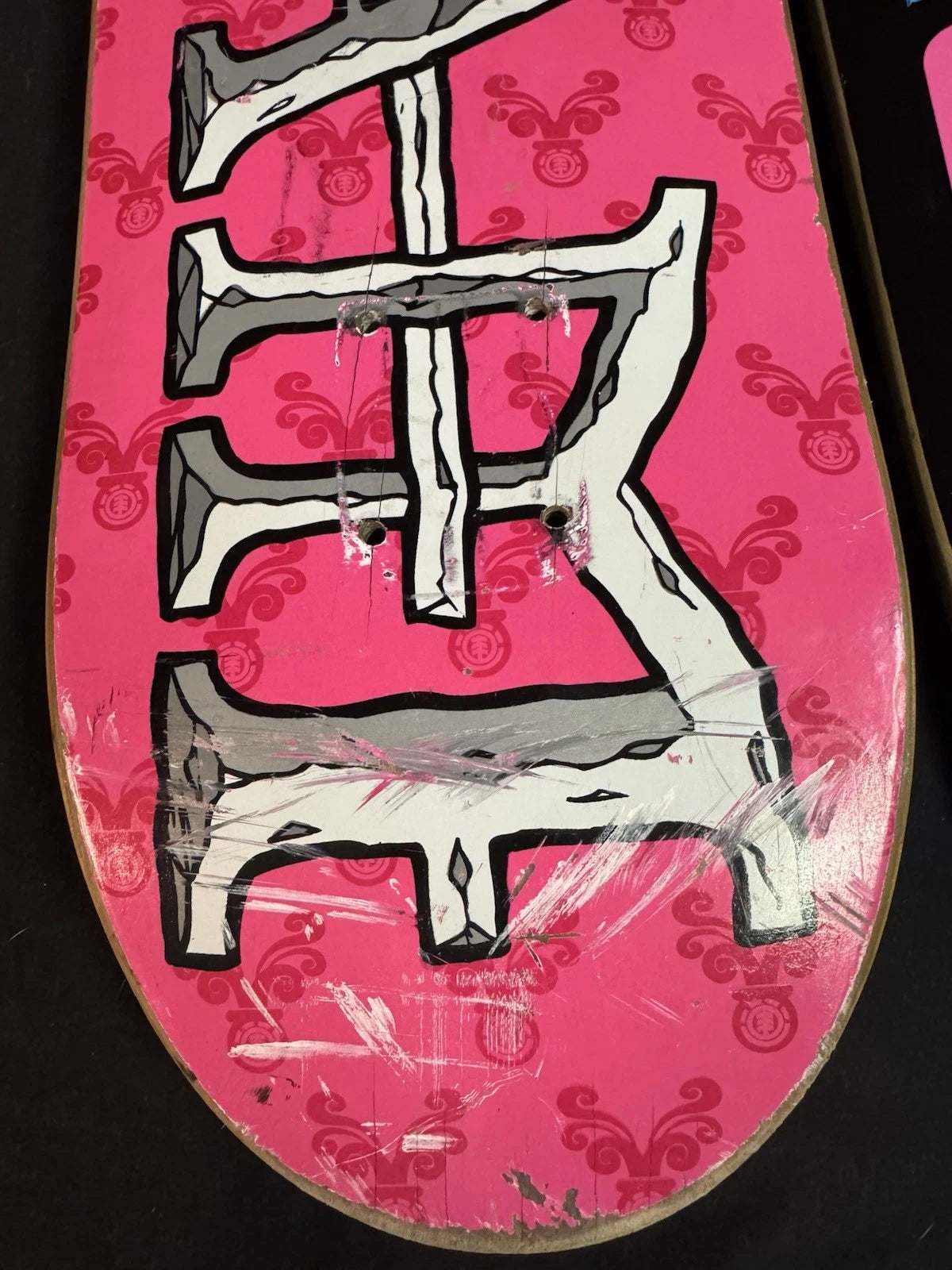Bam Margera 2002 HIM Pink Element Skateboard Deck Lot Of 2 VINTAGE