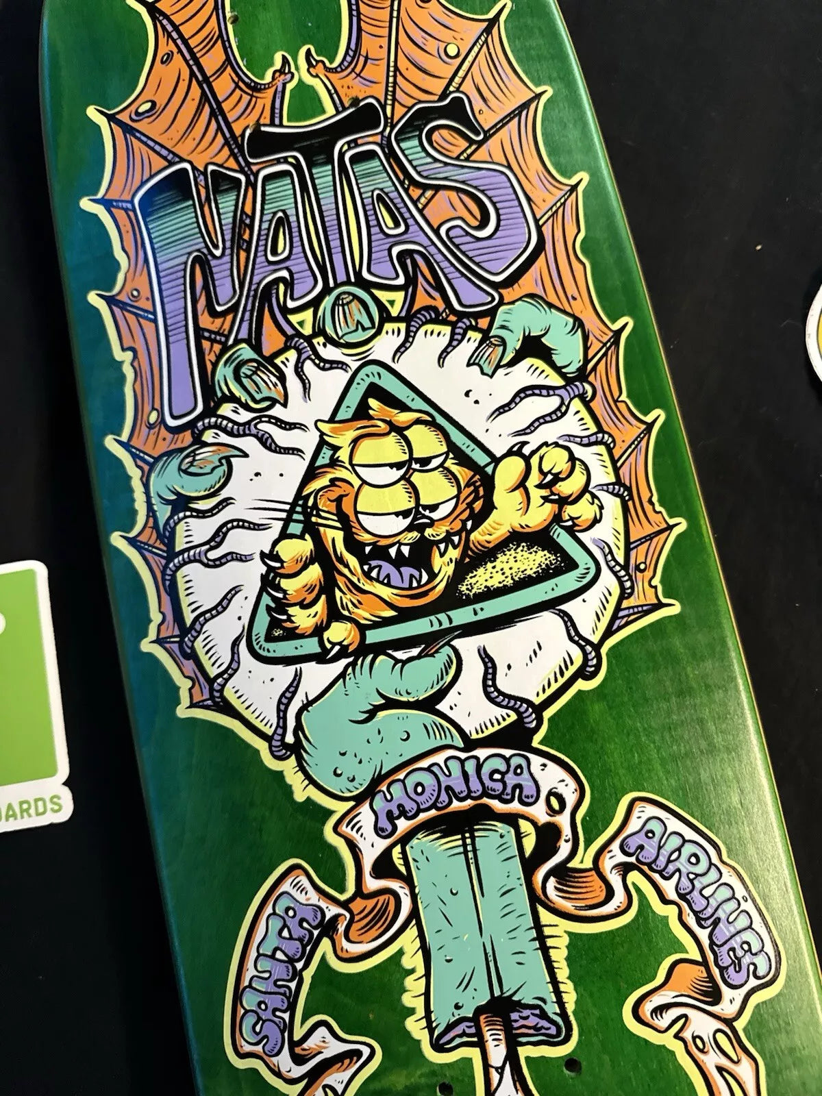 Natas Kaupas Signed Burrito SMA Autographed Santa Monica Airlines Skateboard Deck