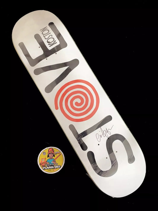 Eric Koston Signed Skate Mental STOVE Autographed Skateboard Deck