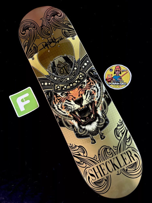 Ryan Sheckler Signed Sandlot Times Tiger Warrior Autographed Skateboard Deck