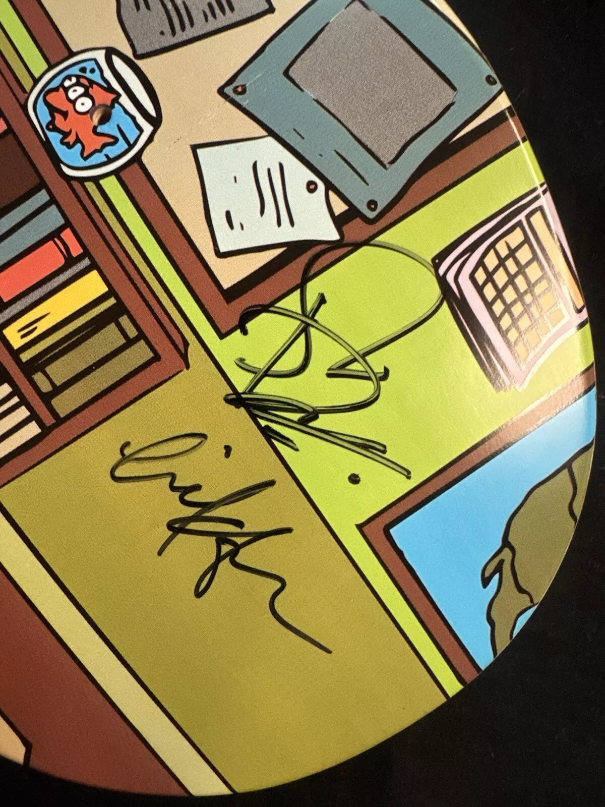 Signed Eric Koston Bart Simpson Autographed Skateboard Deck Steve Berra The Simpsons