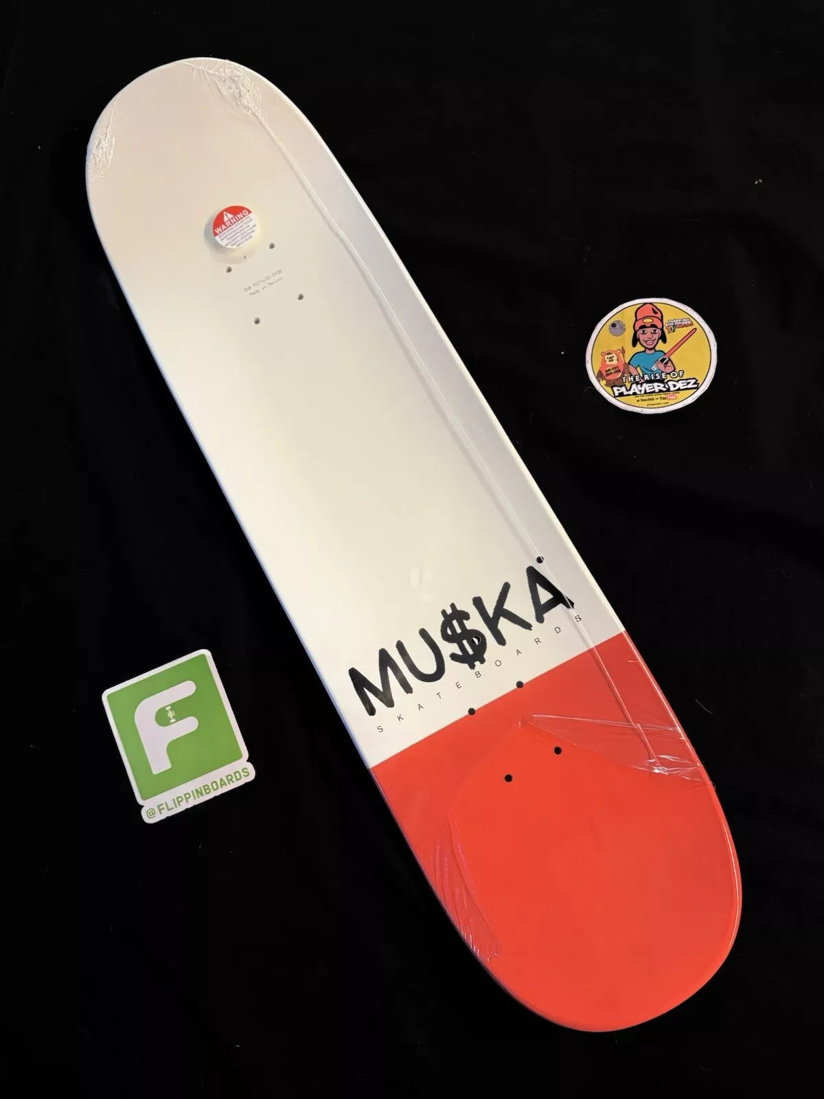Chad Muska Signed 2020 Red Silhouette Dipped Autographed Skateboard Deck Shorty’s