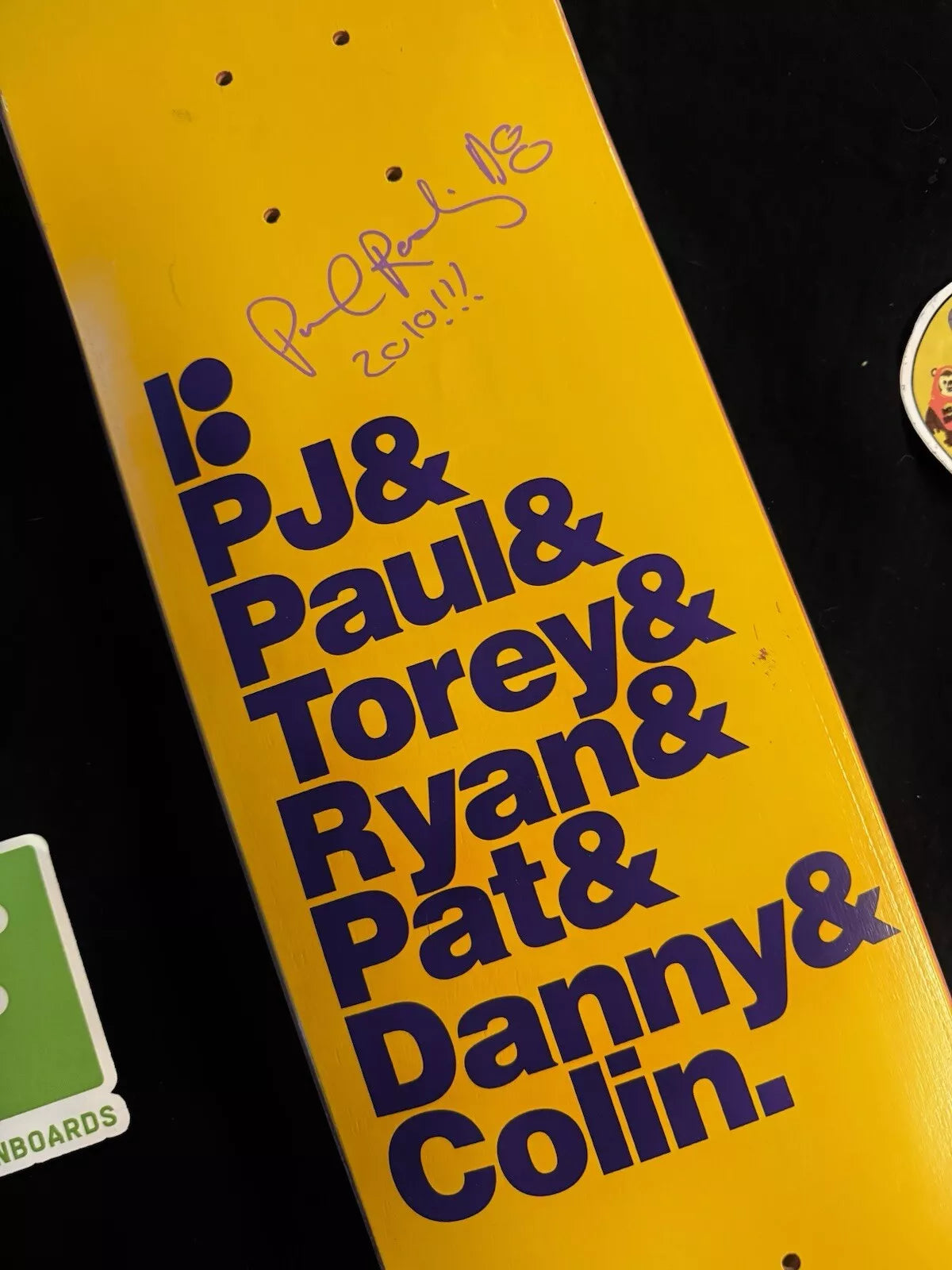 Paul Rodriguez Signed Lakers NWA Plan B Autographed Skateboard Deck