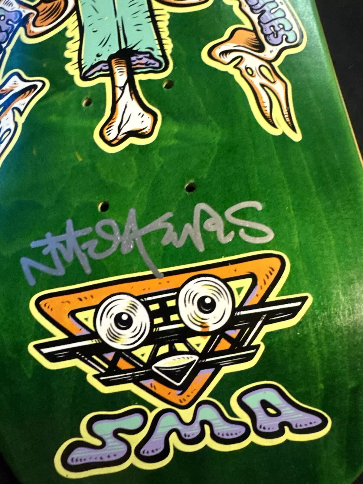 Natas Kaupas Signed Burrito SMA Autographed Santa Monica Airlines Skateboard Deck