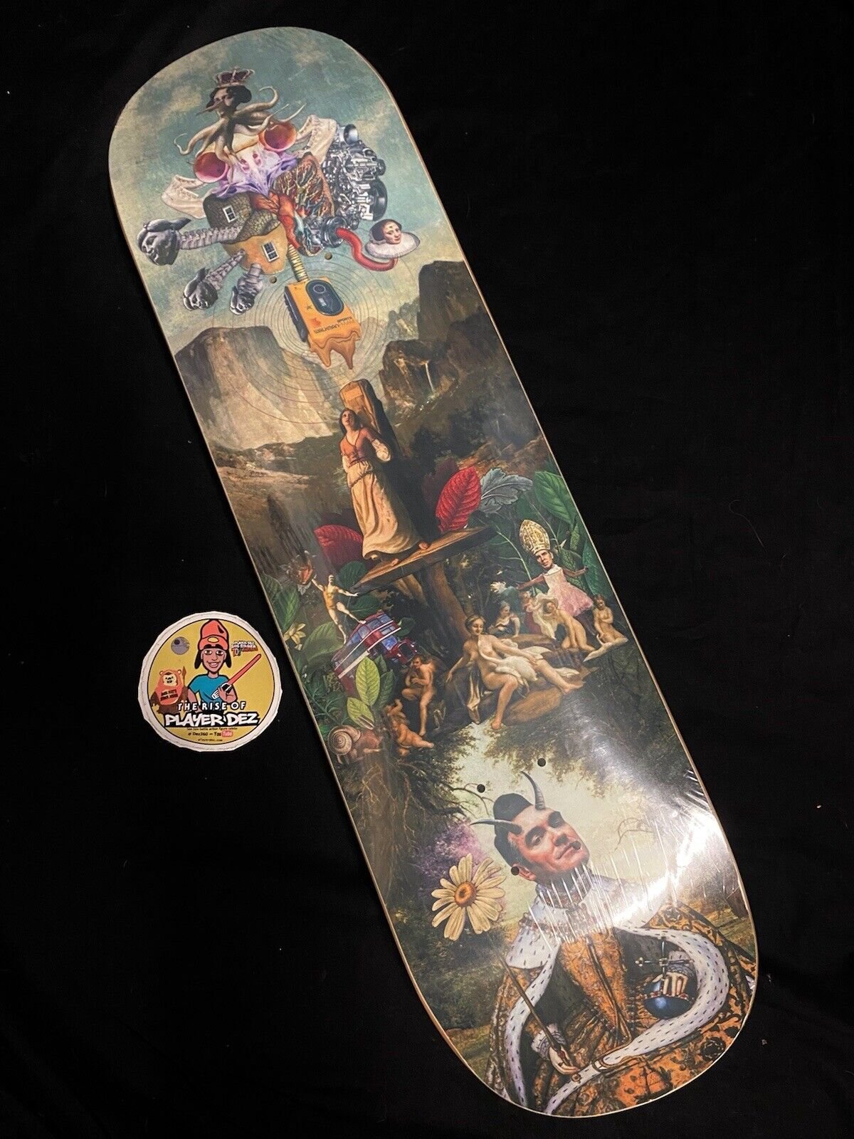 Signed Dave Carnie Bigmouth Strikes Again Morrissey Autographed Skateboard Deck Paisley Skates SNOT