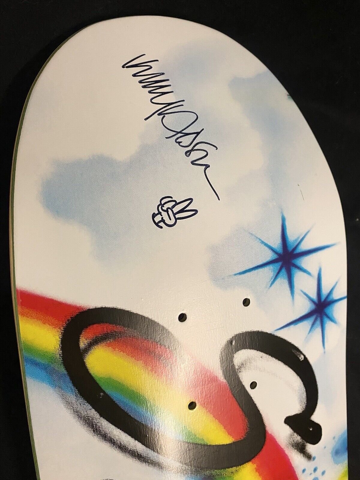 Signed Kenny Anderson Rainbow Chocolate Autographed Skateboard Deck