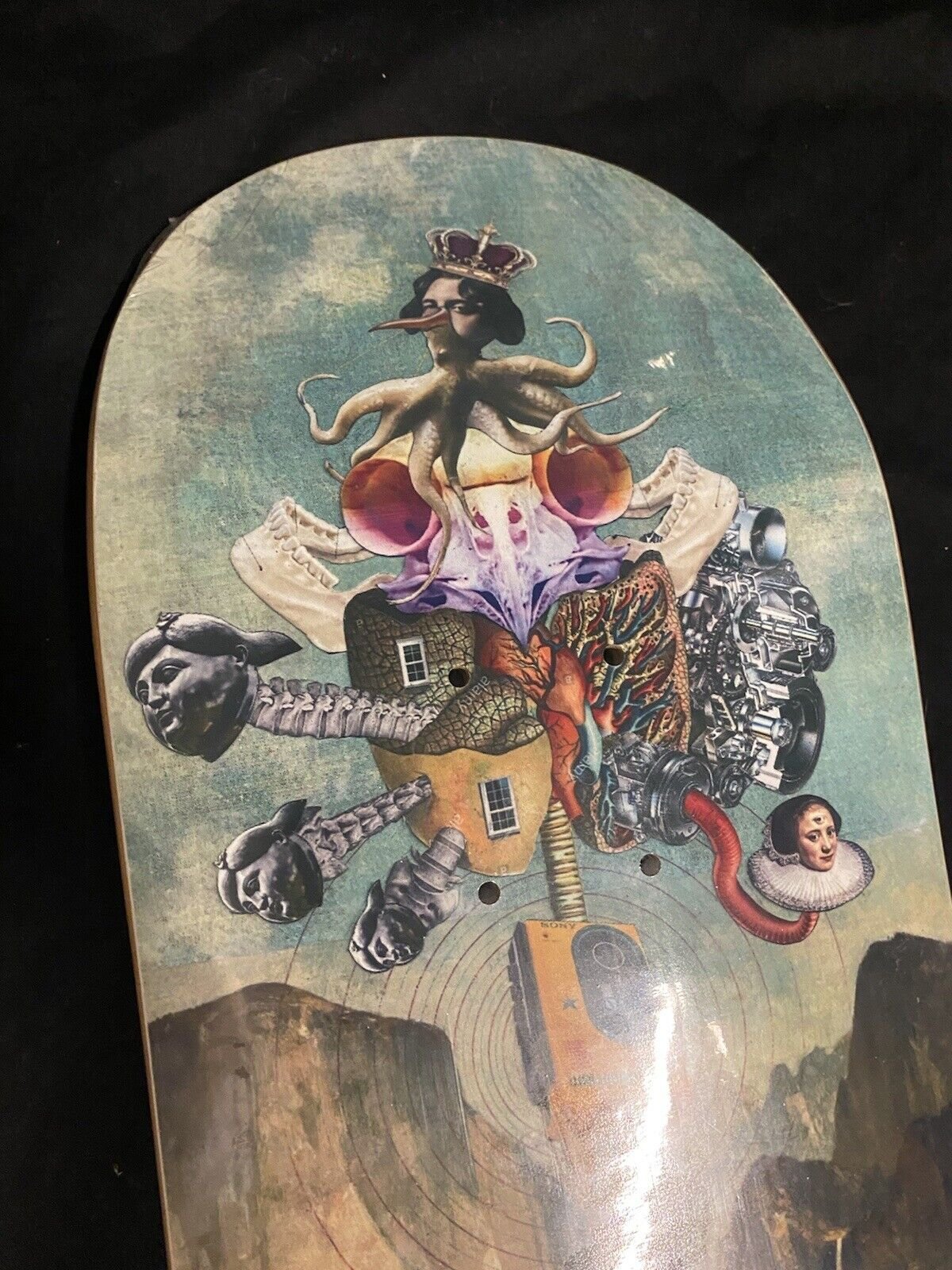 Signed Dave Carnie Bigmouth Strikes Again Morrissey Autographed Skateboard Deck Paisley Skates SNOT