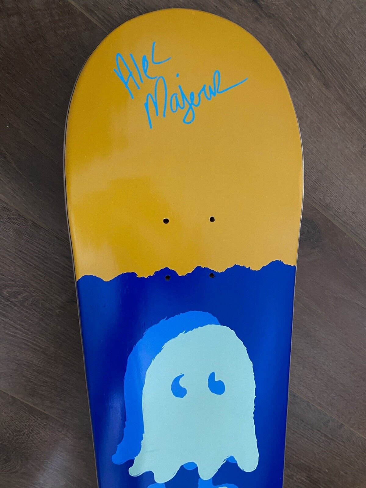 Signed Alec Majerus Flip Ghost Autographed Skateboard Deck 8.0