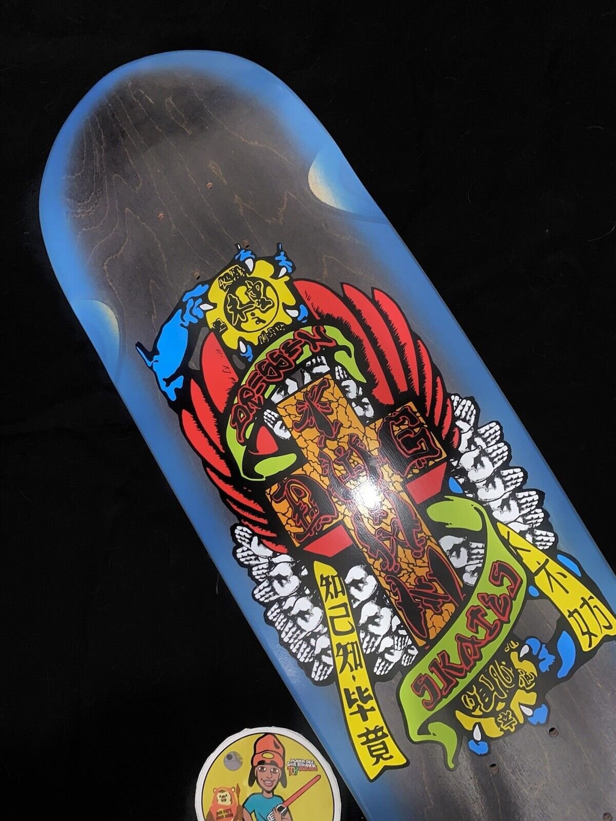 Signed Eric Dressen Dogtown Grey Blue Autographed Skateboard Deck Shaped