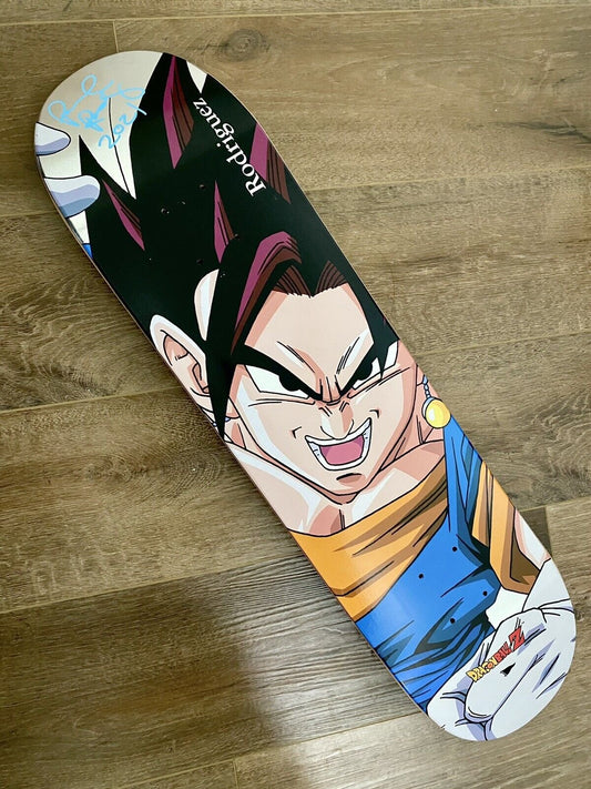 Signed Paul Rodriguez Vegito Dragon Ball Z Autographed Skateboard Deck 7.75 DBZ Prod