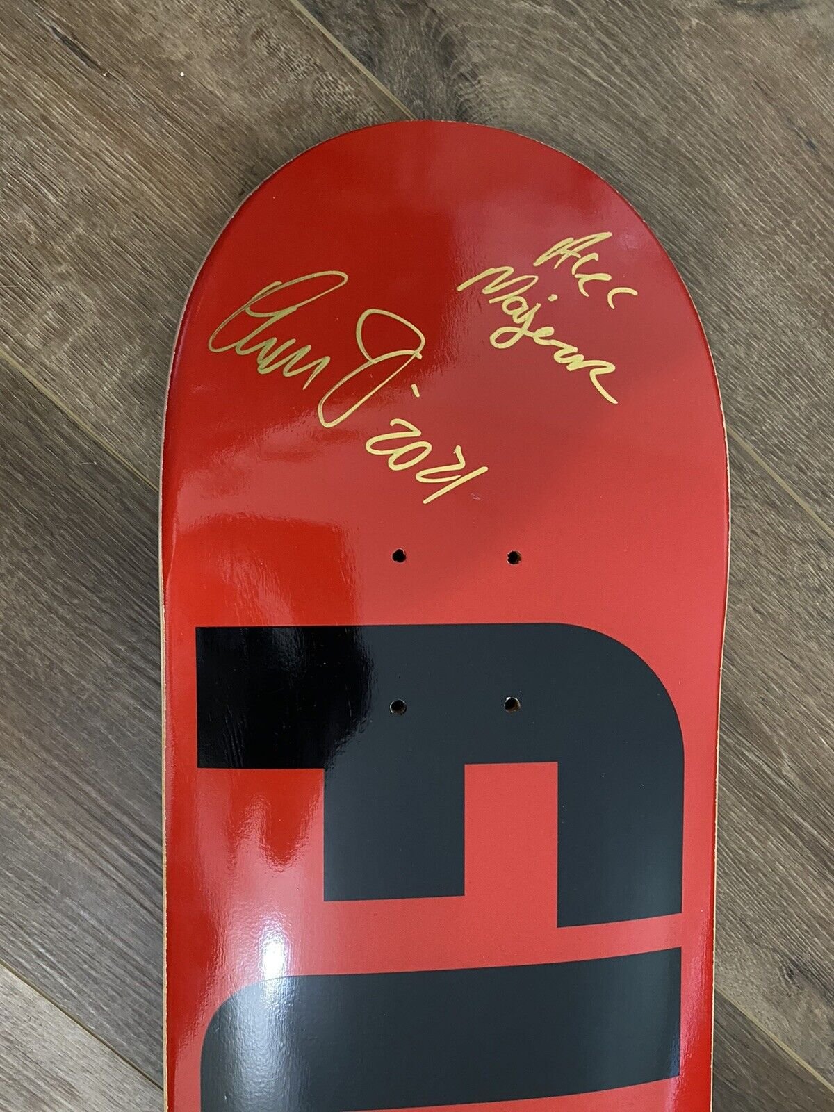 Signed Lucas Rabelo Flip Autographed Skateboard Deck Luan Oliveira Matt Berger Alec Majerus