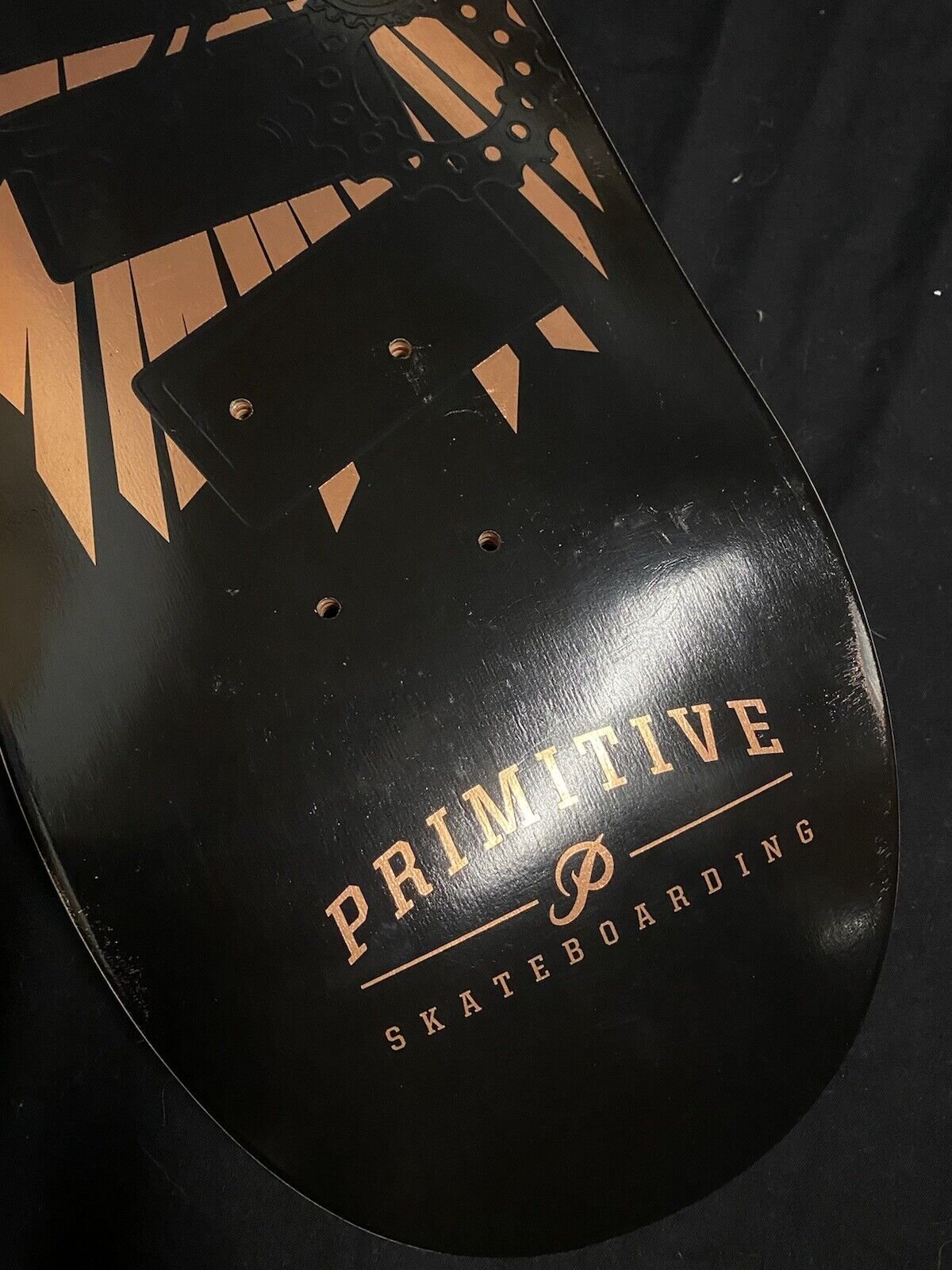 Signed Paul Rodriguez Primitive Autographed Skateboard Deck Claus Grabke Nixon Watch 8 Black Copper