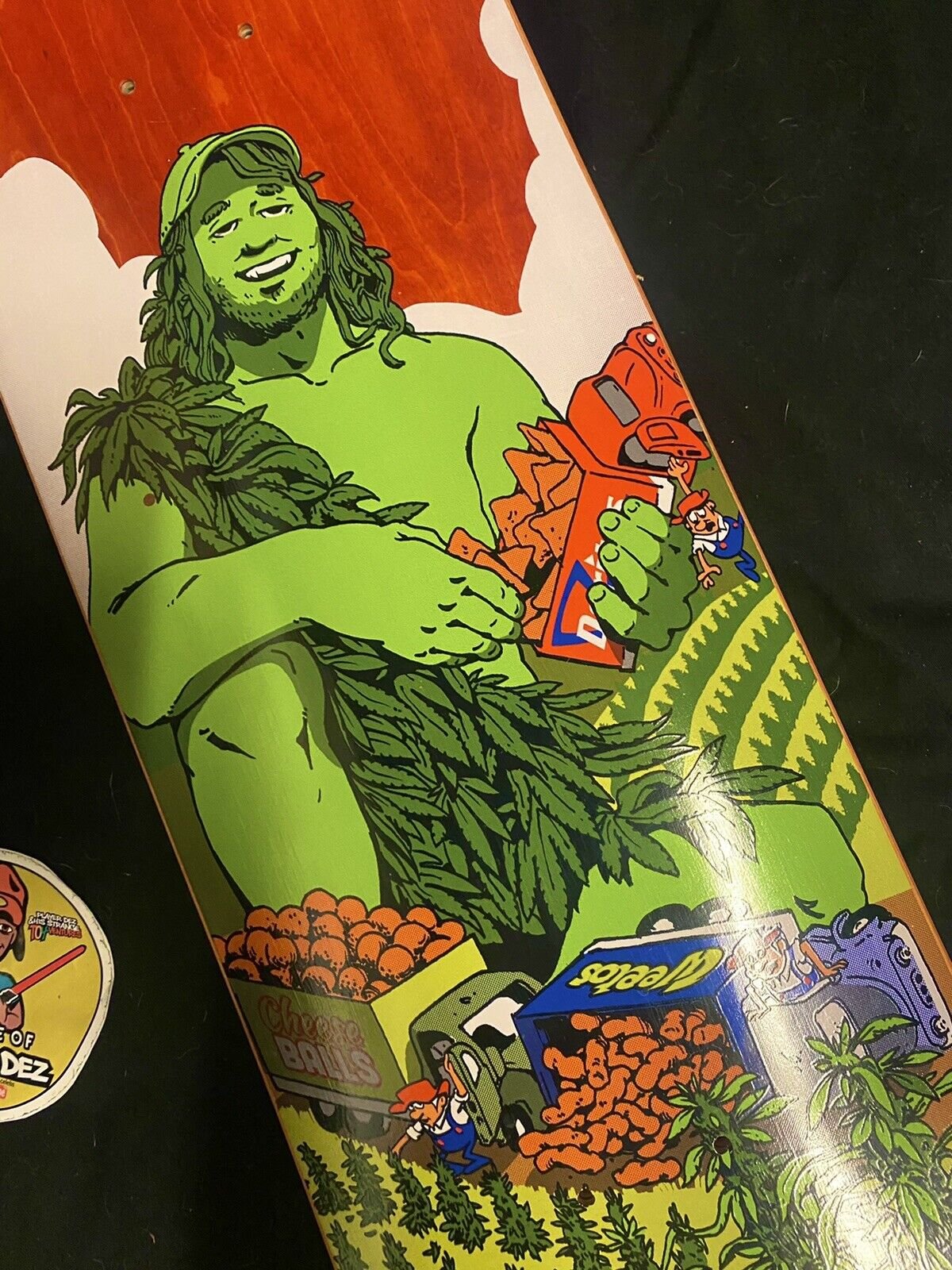 Signed Jamie Foy Jolly Green Giant Deathwish Autographed Skateboard Deck Big Boy