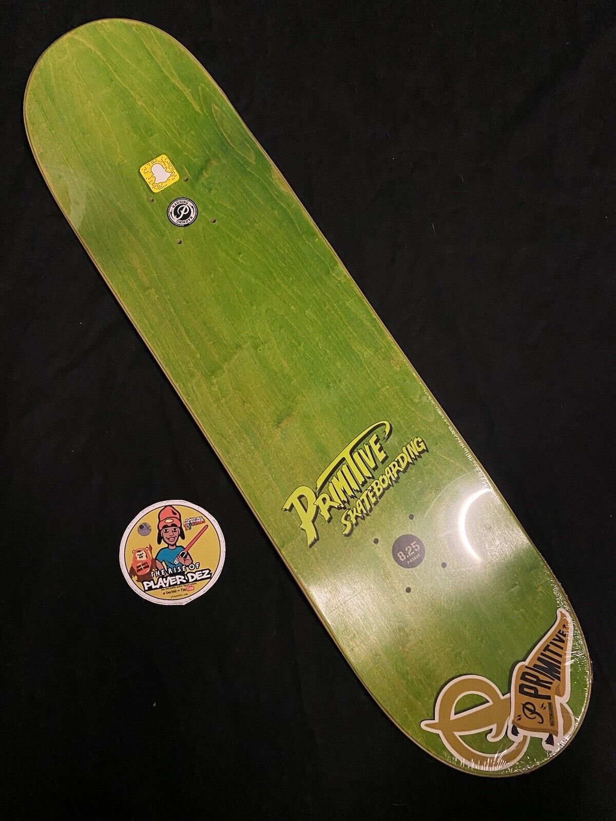 Signed Carlos Ribeiro Autographed Skateboard Deck Primitive Street Fighter Blanka Glow in Dark GITD