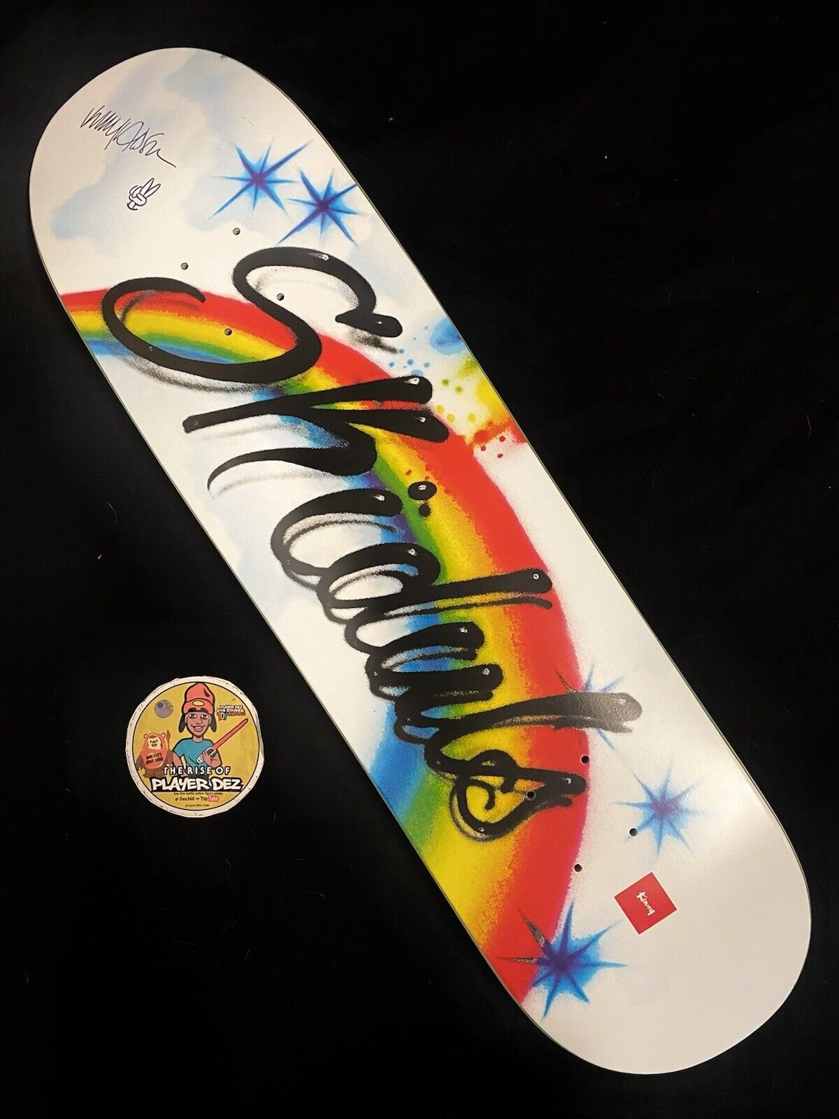 Signed Kenny Anderson Rainbow Chocolate Autographed Skateboard Deck