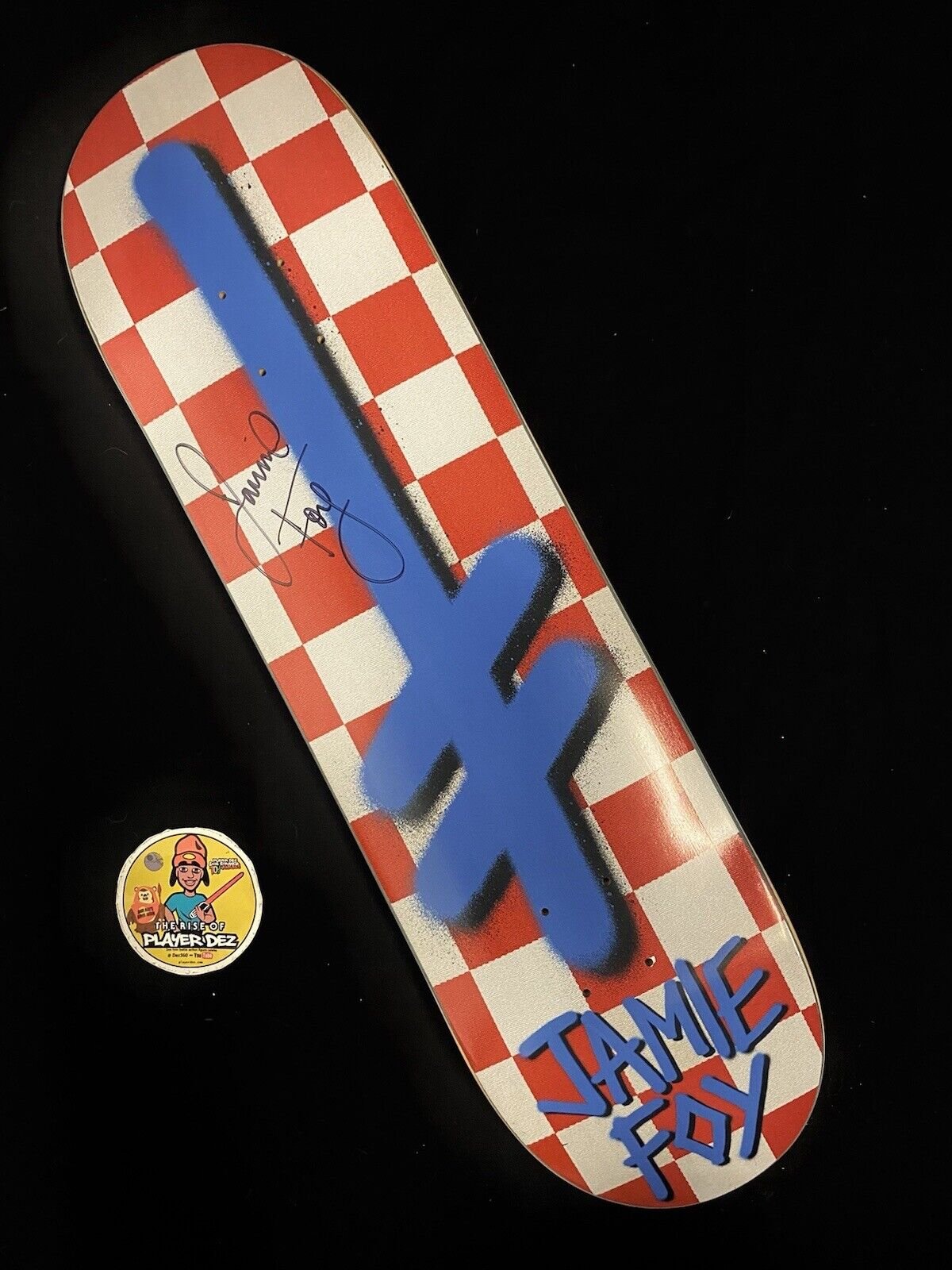 Signed Jamie Foy Big Boy Autographed Skateboard Deck Deathwish Credo