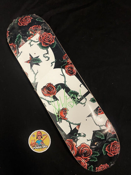 Signed Stevie Williams Roses DGK Logo Autographed Skateboard Deck