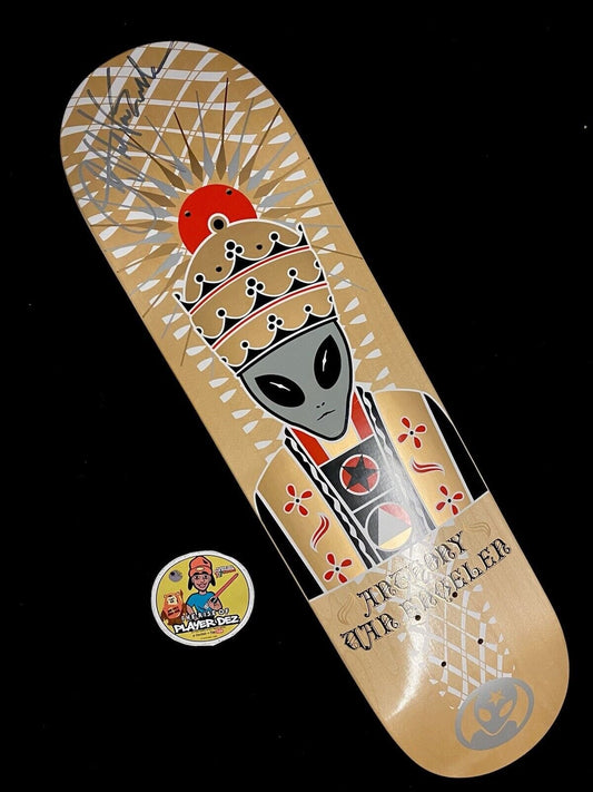 Signed Anthony Van Engelen AVE Crown Alien Workshop Autographed Skateboard Deck 2007