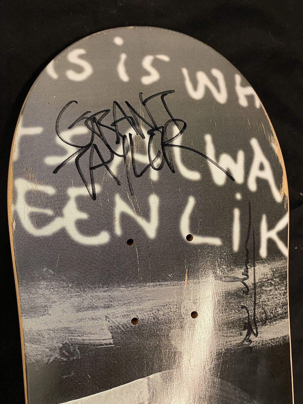 Signed Heath Kirchart Autographed Skateboard Deck Jason Dill Grant Taylor & Anthony Van Engelen AVE Alien Workshop