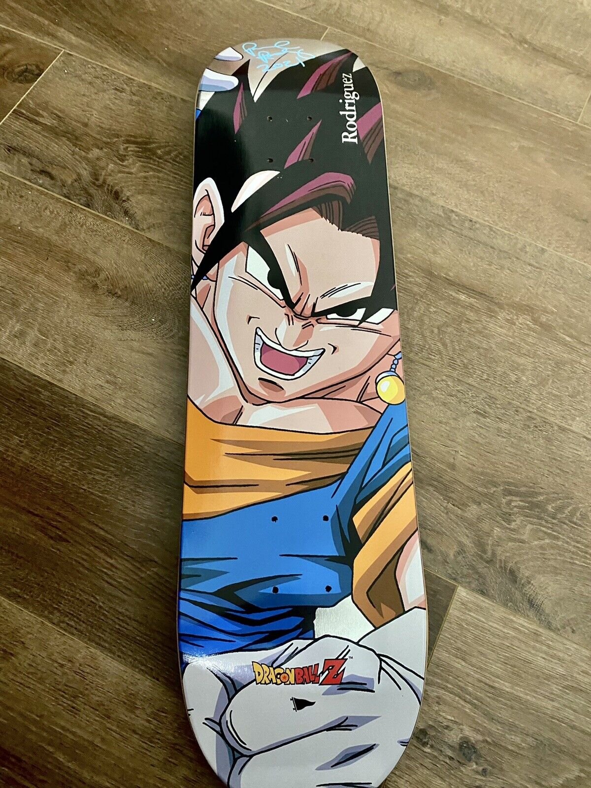 Signed Paul Rodriguez Vegito Dragon Ball Z Autographed Skateboard Deck 7.75 DBZ Prod