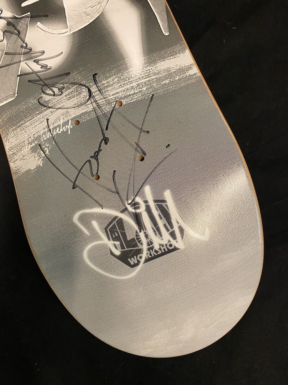 Signed Heath Kirchart Autographed Skateboard Deck Jason Dill Grant Taylor & Anthony Van Engelen AVE Alien Workshop