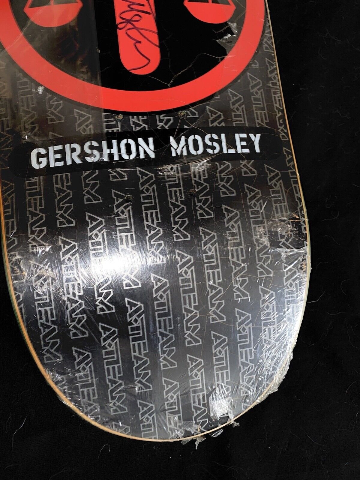 Signed Gershon Mosley The A Team Vintage Autographed Skateboard Deck