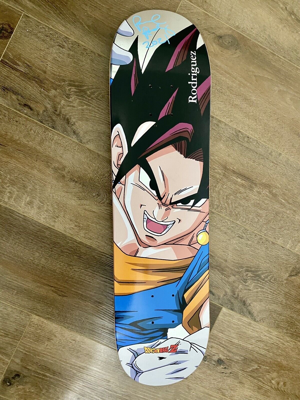 Signed Paul Rodriguez Vegito Dragon Ball Z Autographed Skateboard Deck 7.75 DBZ Prod