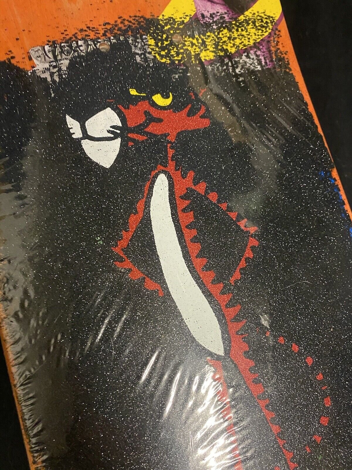 Signed John Dilo Reverse Griptape Panther Almost Autographed Skateboard Deck Collectibles