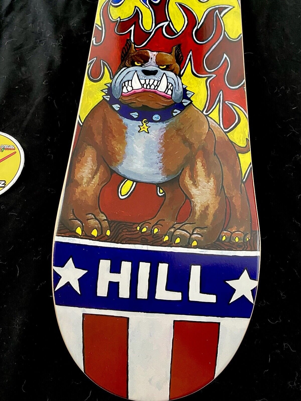 Signed Frankie Hill Bats Bulldog Autographed Skateboard Deck Limited Edition