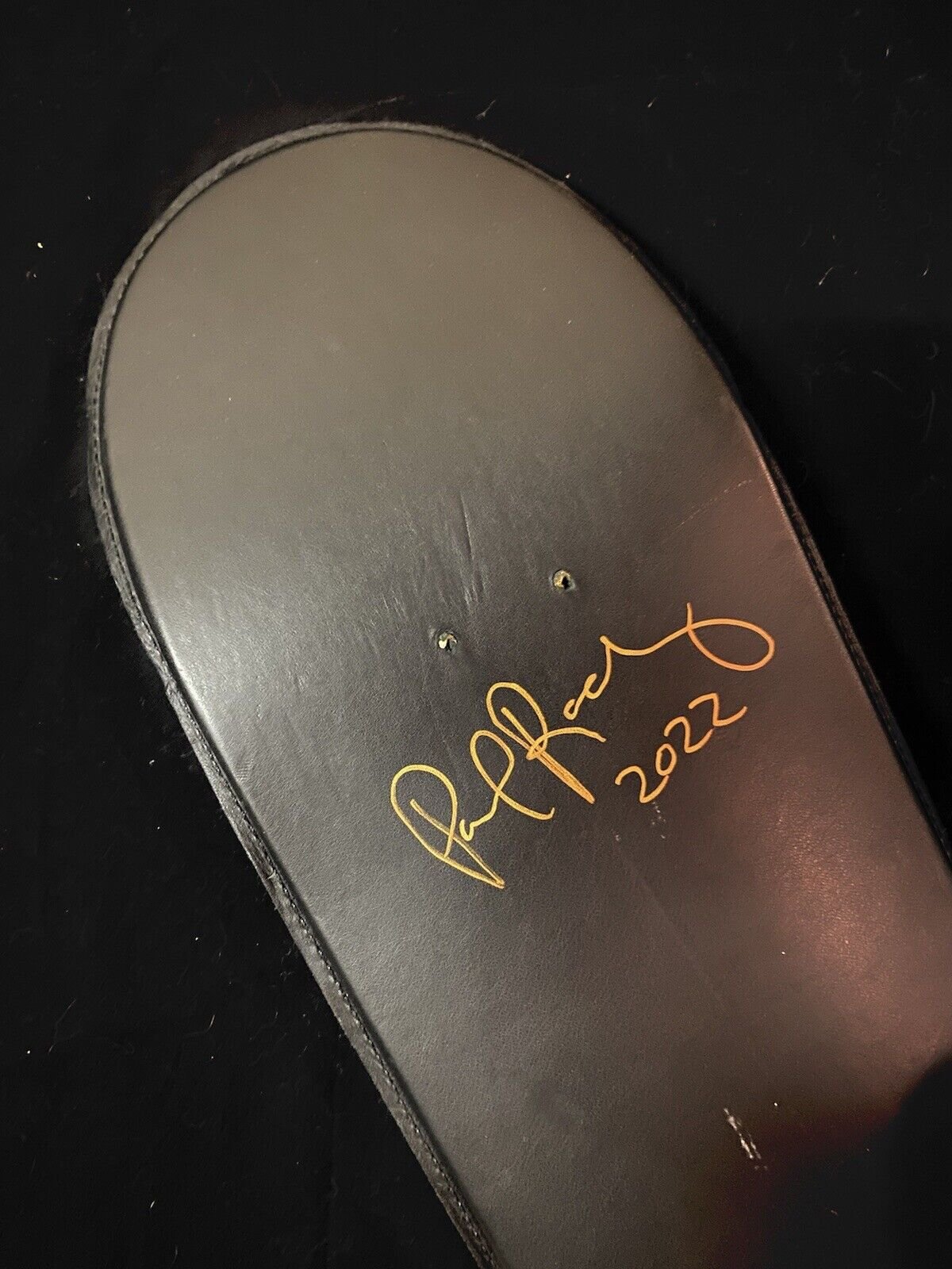 Signed Paul Rodriguez Pattern Monogram Autographed Skateboard Deck PROD