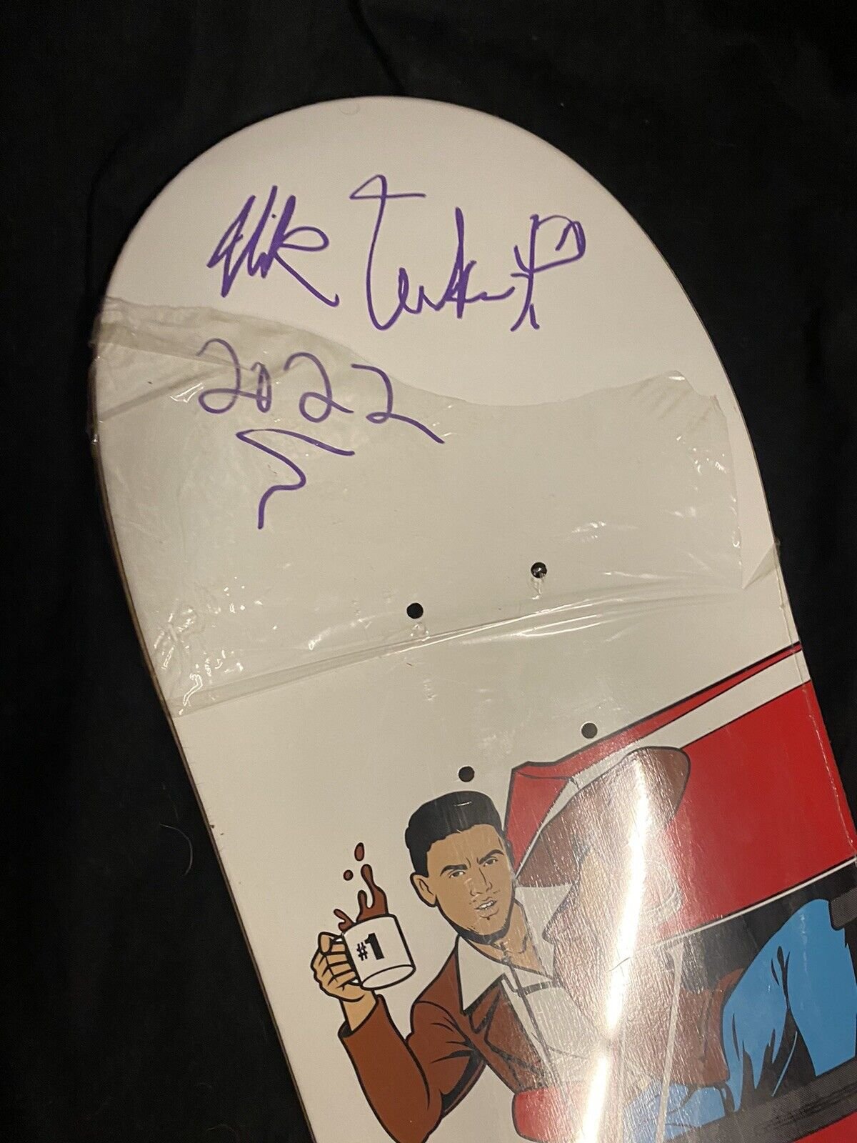 Signed Nick Tucker Prod Primitive Autographed Skateboard Deck Starsky And Hutch